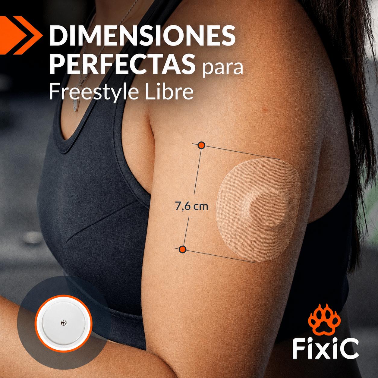 Parches protectores 100% a prueba de agua para Freestyle Libre y Medtronic - Fixic 25 parches - Imagen 6