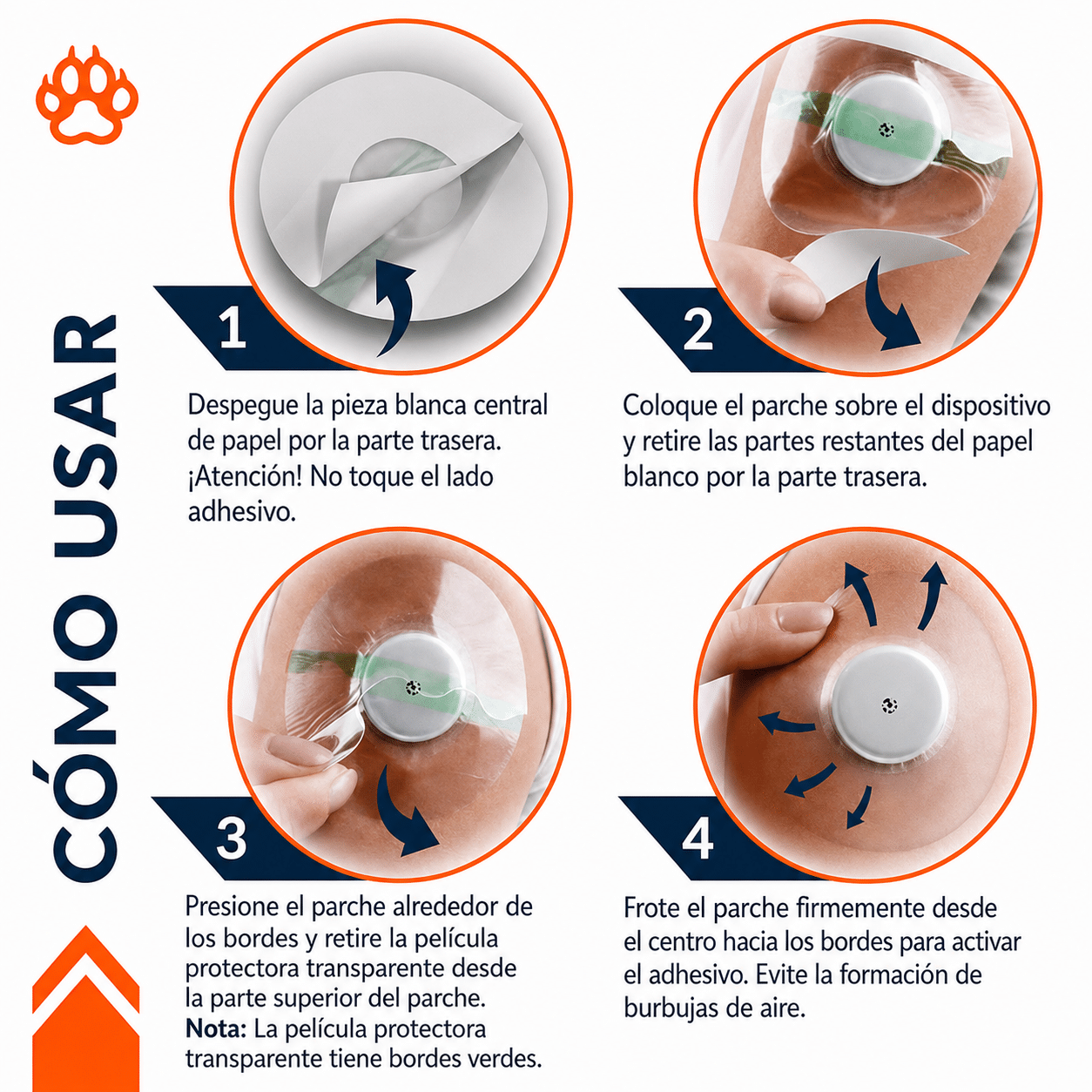Parches protectores 100% a prueba de agua para Freestyle Libre y Medtronic - Fixic 25 parches (Transparente) - Imagen 6